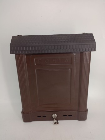 Уценка 21-424 Ящик почтовый Альтернатива М6434 "Декор" коричневый, с замком