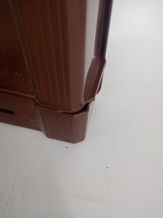 Уценка 24-1546 Почтовый ящик пластиковый Декор коричневый, М6434