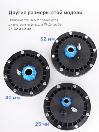 Оголовок герметичный скважинный ОГС 125-165/25 (У)