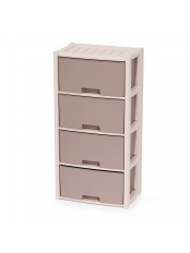 Уценка 25-1474 Комод М7834 4 секции Колорит бежевый