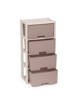 Уценка 25-1474 Комод М7834 4 секции Колорит бежевый
