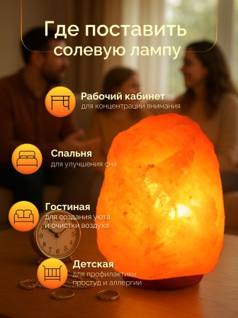 Солевая лампа Wonder Life Скала 3-5 кг, ZT