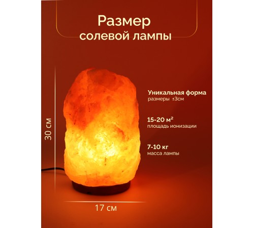 Солевая лампа Wonder Life Скала 7-10 кг, ZT