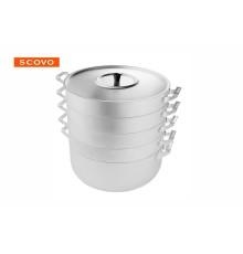 Мантоварка алюминиевая Демидовский завод МТ-121 13 л, 4 сетки