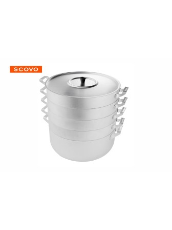 Мантоварка алюминиевая Демидовский завод МТ-121 13 л, 4 сетки