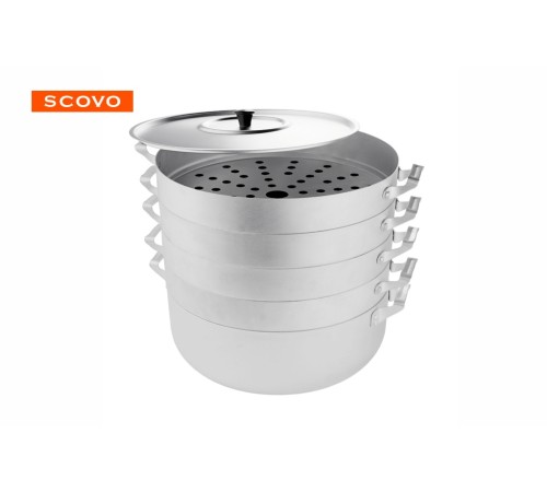 Мантоварка алюминиевая Демидовский завод МТ-121 13 л, 4 сетки