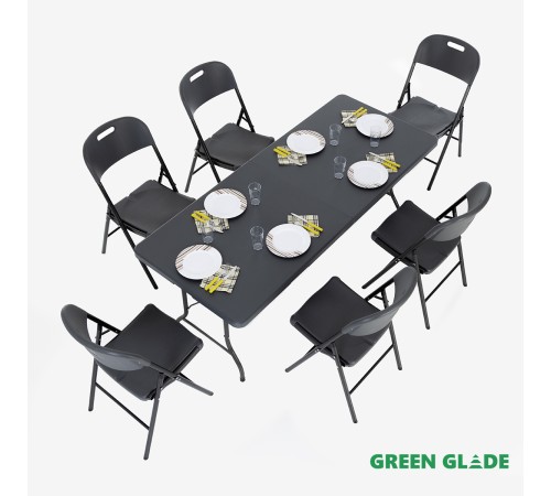 Стол складной Green Glade F182, чемодан, 180 х 75 х 72 см