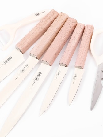 Набор ножей ZEIDAN Z-3144 Ivory 8 предметов