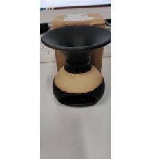 Уценка 22-3555 Аромалампа "Низкий сосуд с песочной лентой" Черный