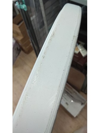 Уценка 24-1581 Стол складной барный на кухню круглый Green Glade F081 белая столешница пластик