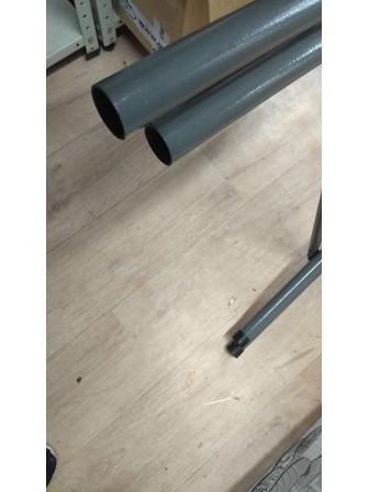 Уценка 24-1581 Стол складной барный на кухню круглый Green Glade F081 белая столешница пластик