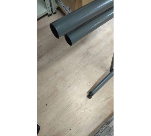 Уценка 24-1581 Стол складной барный на кухню круглый Green Glade F081 белая столешница пластик