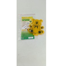 Уценка 24-2498 Грелка солевая от коликов детская Мишка желтый, для детей