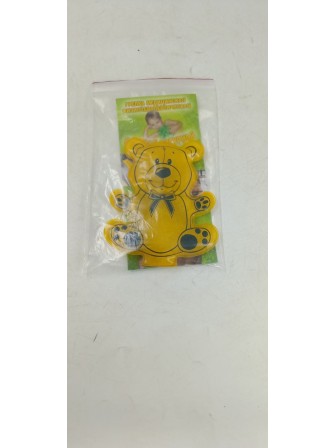 Уценка 24-2498 Грелка солевая от коликов детская Мишка желтый, для детей