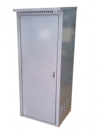 Уценка 25-1881 Шкаф металлический для газового баллона 50л Петромаш, серый