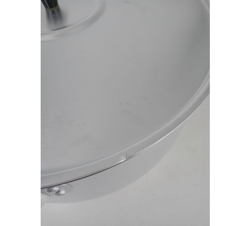 Уценка 25-1736 Кастрюля алюминиевая Демидовский завод МШ-006, 15 л, с крышкой, матовая