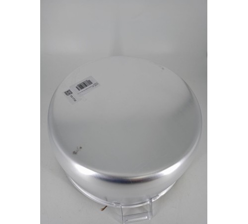 Уценка 25-1736 Кастрюля алюминиевая Демидовский завод МШ-006, 15 л, с крышкой, матовая