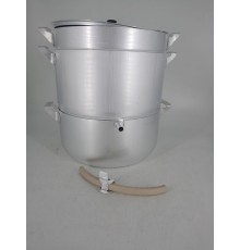 Уценка 25-1857 Соковарка алюминиевая Демидовский завод МТ-041, 6 л, матовая