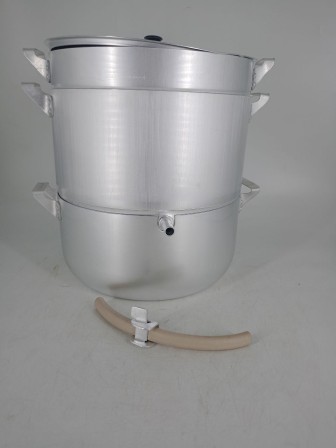 Уценка 25-1857 Соковарка алюминиевая Демидовский завод МТ-041, 6 л, матовая