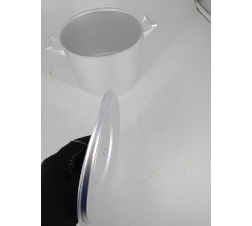 Уценка 25-1771 Кастрюля алюминиевая Демидовский завод МТ-023, 3,5 л, с крышкой, матовая