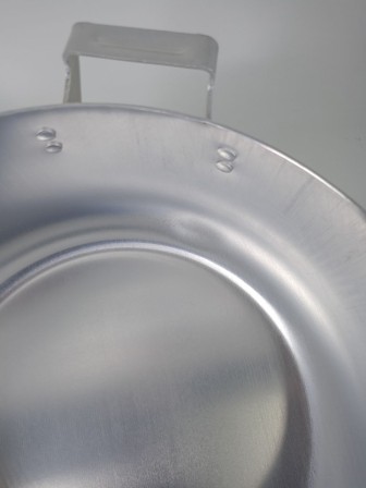 Уценка 25-0789 Кастрюля алюминиевая Демидовский завод МТ-073, 6 л, с крышкой, матовая