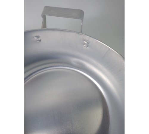 Уценка 25-0789 Кастрюля алюминиевая Демидовский завод МТ-073, 6 л, с крышкой, матовая