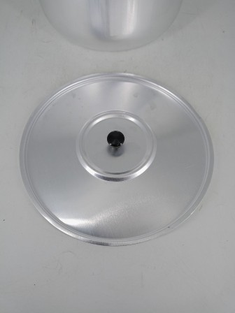 Уценка 25-1310 Кастрюля алюминиевая Демидовский завод МТ-073, 6 л, с крышкой, матовая