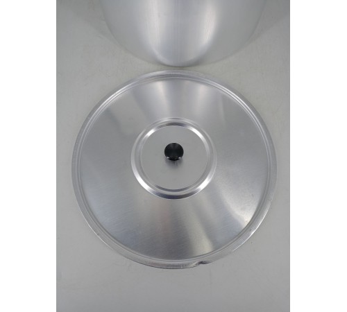 Уценка 25-1544 Кастрюля алюминиевая Демидовский завод МТ-084, 8 л, с крышкой, матовая