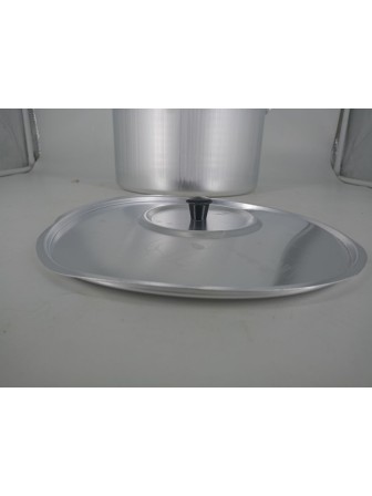 Уценка 25-1784 Кастрюля алюминиевая Демидовский завод МТ-084, 8 л, с крышкой, матовая