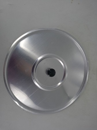 Уценка 25-1784 Кастрюля алюминиевая Демидовский завод МТ-084, 8 л, с крышкой, матовая