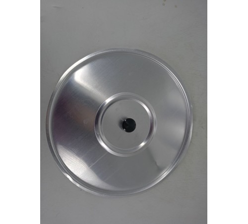 Уценка 25-1784 Кастрюля алюминиевая Демидовский завод МТ-084, 8 л, с крышкой, матовая