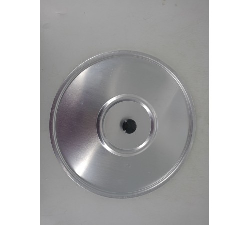 Уценка 25-1887 Кастрюля алюминиевая Демидовский завод МТ-084, 8 л, с крышкой, матовая