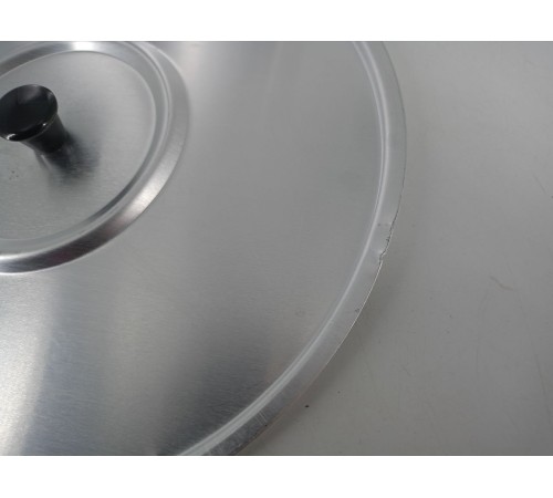 Уценка 25-1907 Кастрюля алюминиевая Демидовский завод МТ-085, 10 л, с крышкой, матовая