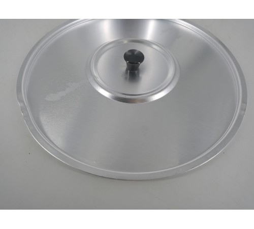 Уценка 25-1907 Кастрюля алюминиевая Демидовский завод МТ-085, 10 л, с крышкой, матовая