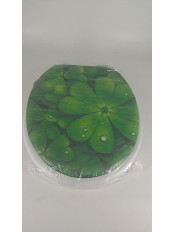 Уценка 24-0738 Сиденье для унитаза мягкое белое с рисунком в асс.