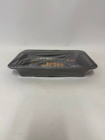 Уценка 25-0467 Форма для запекания MALLONY R-055 с решеткой, 37,5*25,5*5 см