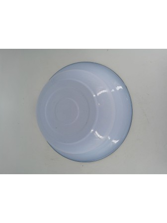 Уценка 25-2050 Таз эмалированный 7 л, Стальэмаль 2с23, без рисунка, серо-голубой