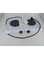 Уценка 25-1691 Электрическая плитка Мечта 211Ч белая, 2 конфорки, чугун