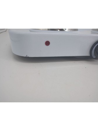 Уценка 25-0470 Электрическая плитка Мечта 212Ч белая, 2 конфорки, чугун