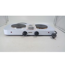 Уценка 25-0654 Электрическая плитка Мечта 212Ч белая, 2 конфорки, чугун