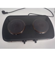 Уценка 25-0594 Электрическая плитка Мечта 212Ч черная, 2 конфорки, чугун