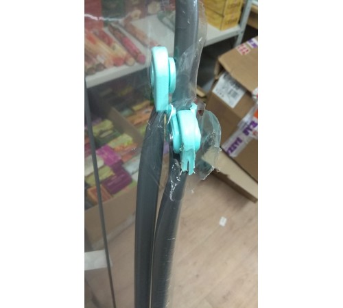 Уценка 24-2043 Напольная сушилка Nika, складная, СБ3, серебристый, длина полотна 10 м