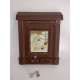 Уценка 22-2140 Почтовый ящик Декор, коричневый М6434