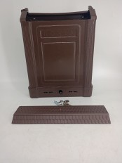 Уценка 21-2337 Ящик почтовый Альтернатива Эконом, с замком, коричневый