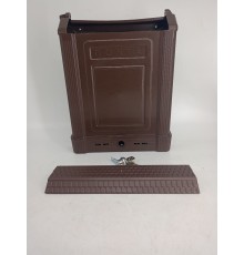 Уценка 21-2337 Ящик почтовый Альтернатива Эконом, с замком, коричневый