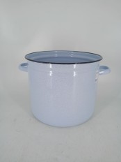 Уценка 25-2130 Кастрюля 12л С-1624/4Рб Фруктовая фантазия голубая, с крышкой