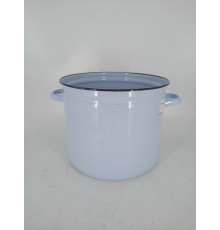 Уценка 25-2130 Кастрюля 12л С-1624/4Рб Фруктовая фантазия голубая, с крышкой