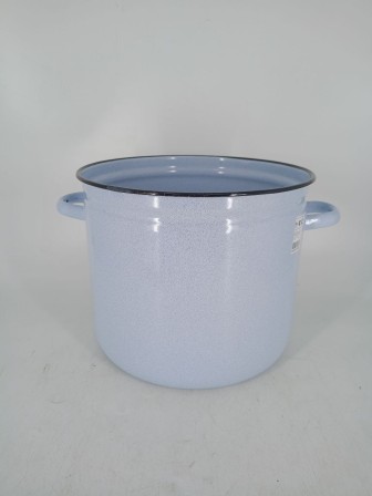 Уценка 25-2130 Кастрюля 12л С-1624/4Рб Фруктовая фантазия голубая, с крышкой