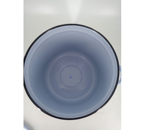 Уценка 25-2130 Кастрюля 12л С-1624/4Рб Фруктовая фантазия голубая, с крышкой