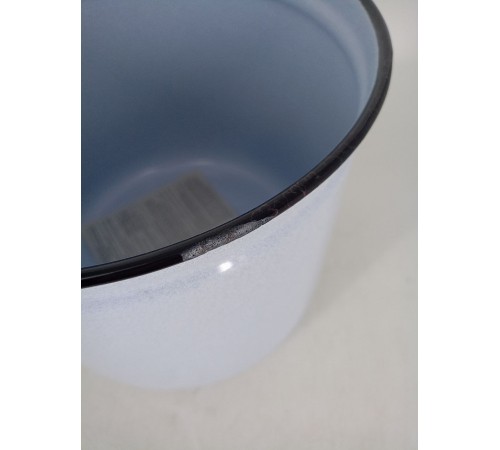 Уценка 25-2130 Кастрюля 12л С-1624/4Рб Фруктовая фантазия голубая, с крышкой